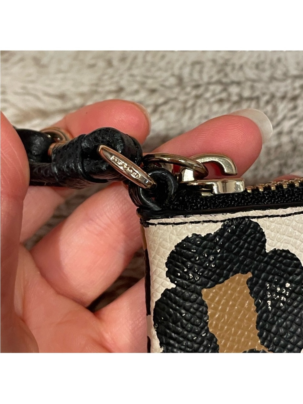 COACH Leopard Print Wristlet - Picture 7 of 12